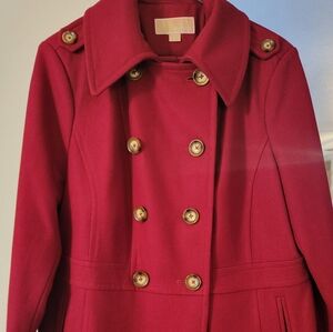 Michael Kors Red Blazer/ Jacket Size Large
